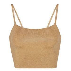 NWT Skims Fits Everybody Strappy Back Cami new gold